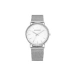 Romanson RM3BF016UUWWH Unisex Silver Mesh Watch
