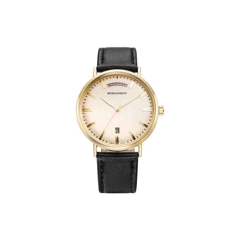 Romanson TL4BF006MMGGD Men’s Day-Date Watch